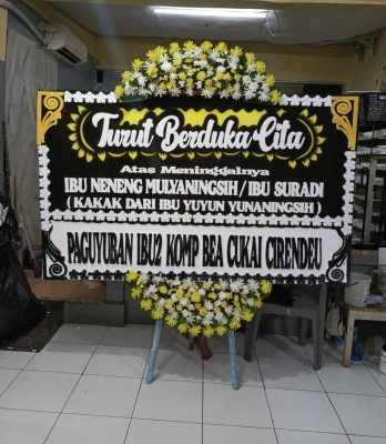Papan Bunga di Kwadungan Gunung Kledung